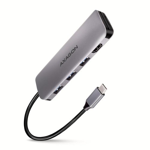 Axagon I/O HUB USB-C 5IN1/0.2M HMC-HCR3A