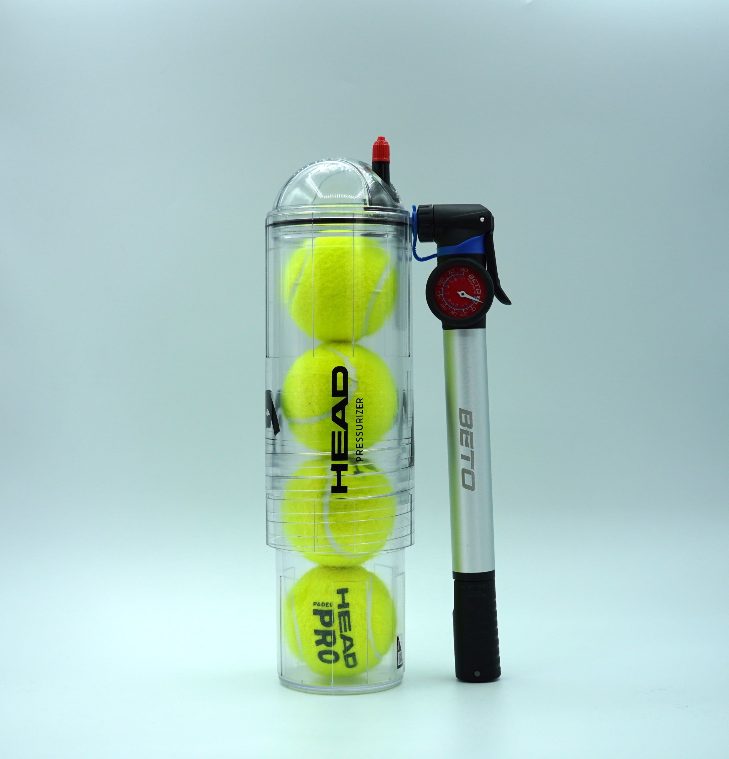 Head Pump Pressurizer 4B Tennis/ Padel tenisa/ padel bumbu vakuuma konteineris