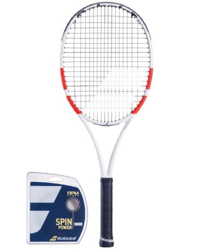 Babolat Pure Strike 98 16/19 - white/red/black + string
