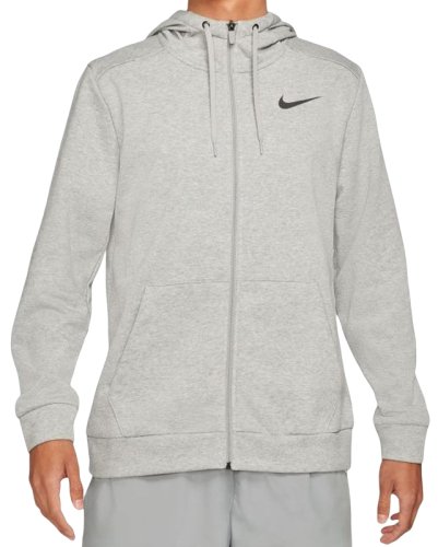 Nike Dri-Fit Hoodie Full Zip M - charcoal heather/black