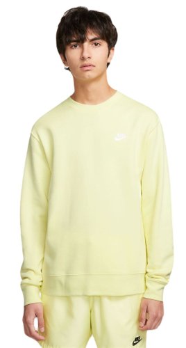 Nike Swoosh Club Crew - luminous green/white