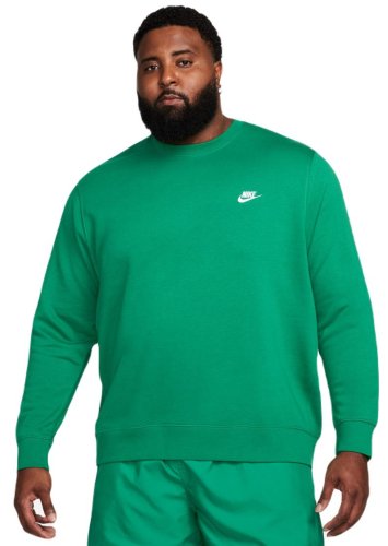 Nike Swoosh Club Crew - malachite/white