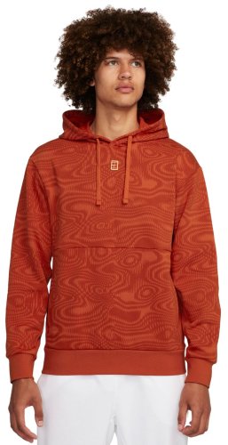 Nike Court Heritage Dri-Fit Fleece Tennis Hoodie - rust factor/rust factor