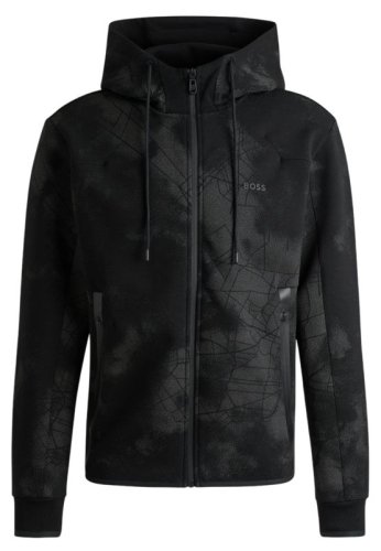 Boss Zip-Up With Decorative Reflective Artwork
