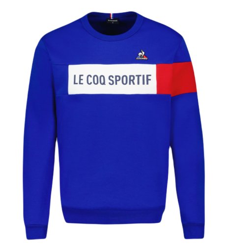 Le coq sportif TRI Crew Sweat N°1 SS23 - bleu electro