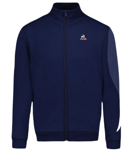 Le coq sportif SAISON 1 Full Zip Sweat N°1 SS23 - bleu nuit