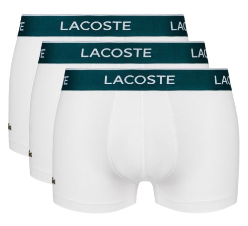 Lacoste Casual Cotton Stretch Boxer 3P - white