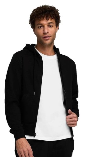 Wilson Unisex Team Zip Hoodie - black
