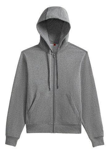 Wilson Unisex Team Zip Hoodie - medium gray heather