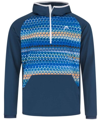 Head Topspin Hoodie - dark blue/print