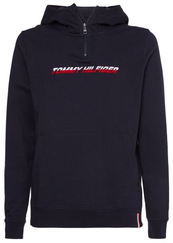 Tommy hilfiger Graphic 1/4 Zip - desert sky
