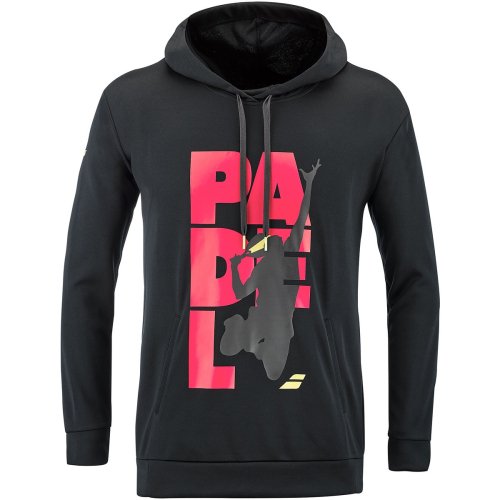 Babolat Padel Hood Sweat Men - black/black