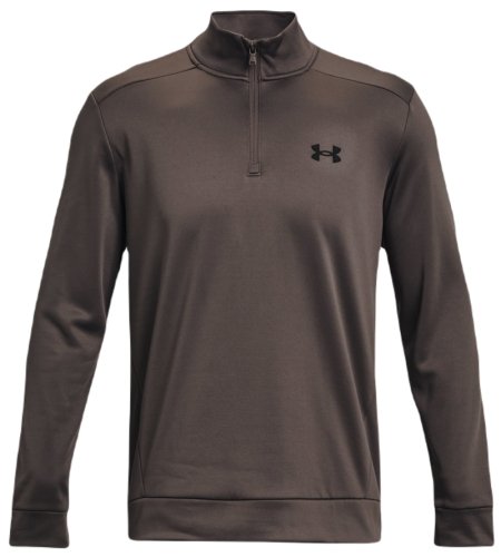 Under armour Men's Armour Fleece 1/4 Zip - fresh clay/black