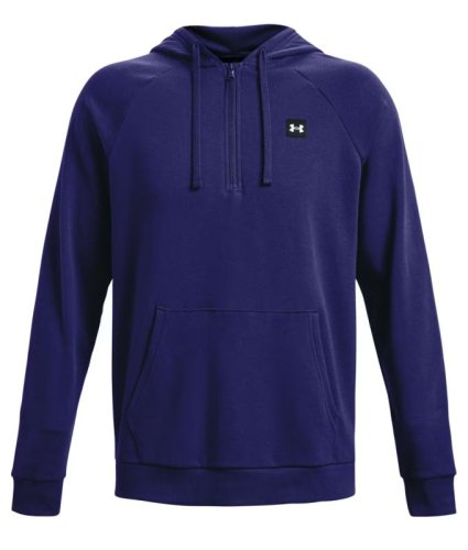 Under armour Men's UA Rival Fleece 1 Zip Hoodie - sonar blue/onyx white
