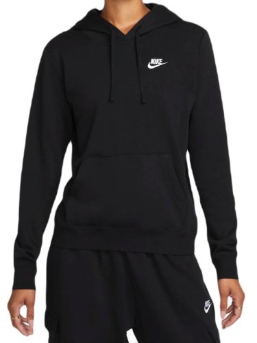 Nike Sportswear Club Fleece Pullover Hoodie - black/white