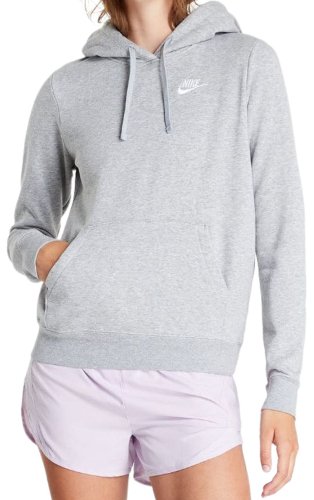 Nike Sportswear Club Fleece Pullover Hoodie - dark grey heather/white
