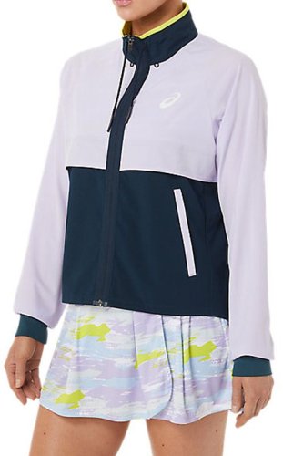Asics Womens Match Jacket - mursaki/french blue