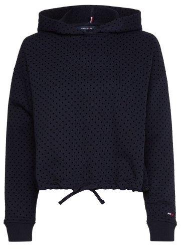 Tommy hilfiger Relaxed Polka Dot Hoodie - desert sky polka dots