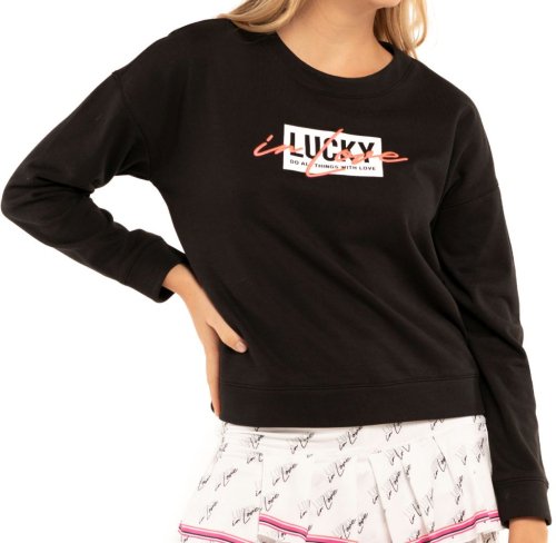 Core Signature Lucky In Love Pullover - black