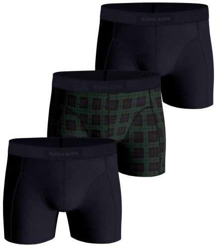 Bj&ouml;rn borg Core Boxer 3P - green/print/navy blue