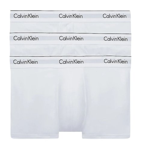 Calvin klein Modern Cotton Trunk 3P - white/white/white