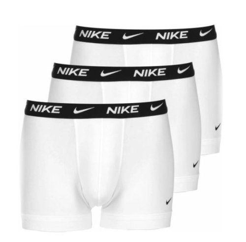 Nike Everyday Cotton Stretch Trunk 3P - white