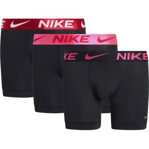 Nike Dri-Fit Essential Micro 3P - black/pink/red