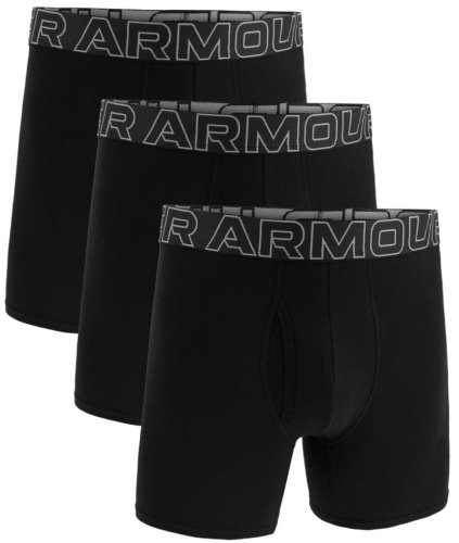 Under armour Performance Cotton 6in Boxerjock 3P - black/steel