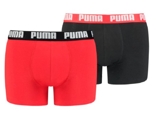 Puma Basic Boxer 2P - red/black