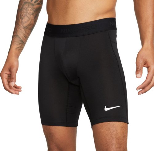 Nike Pro Dri-Fit Fitness Long Shorts - black/white