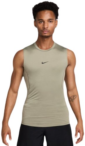 Nike Pro Dri-Fit Tight Sleeveless Fitness - light army/black