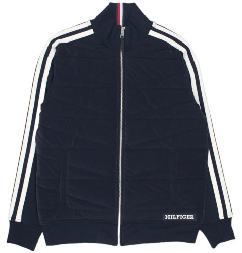 Tommy hilfiger Monotype Mix Media Jacket - desert sky