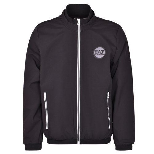 EA7 Man Woven Bomber Jacket - black