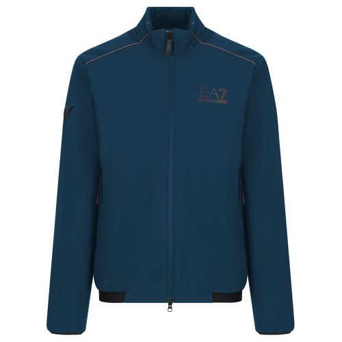 EA7 Man Woven Bomber Jacket - moonlit ocean