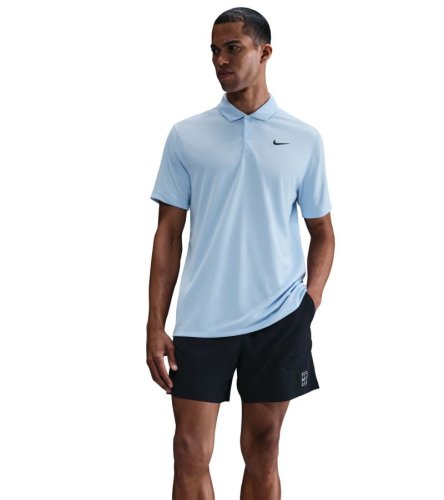 Nike Court Dri-Fit Solid - celestine blue/black