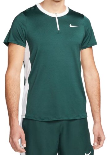 Nike Men's Court Dri-Fit Advantage Polo - pro green/white/white