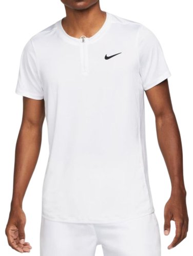 Nike Men's Court Dri-Fit Advantage Polo - white/black
