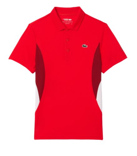 Lacoste Tennis x Novak Djokovic Ultra-Dry Polo - red