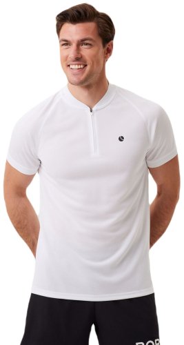 Bj&ouml;rn borg Ace Performance Zip Polo - brilliant white