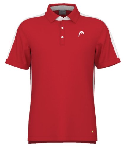 Head Slice Polo Shirt - red