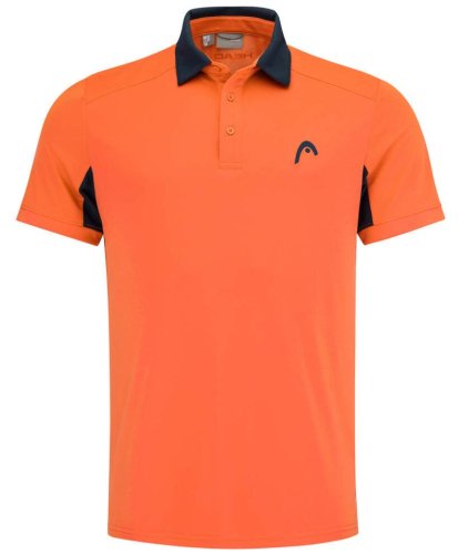 Head Slice Polo Shirt - flamingo