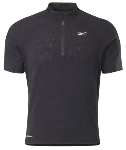 Reebok Les Mills Zip Polo M - black