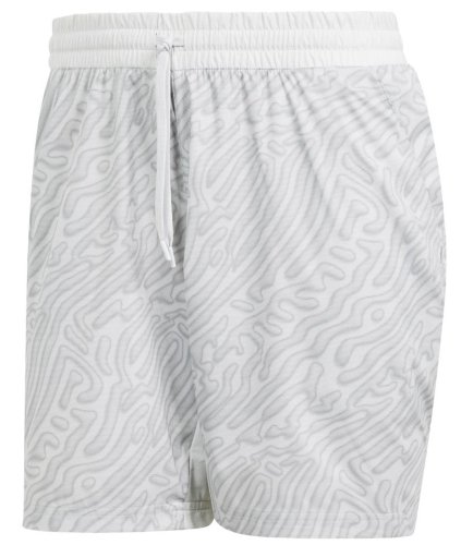 Adidas Tennis Heat.Rdy Pro Printed Ergo 7' Short - grey one/charcoal solid grey