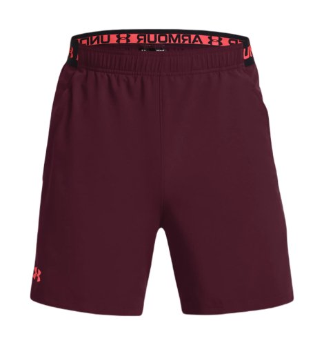 Under armour Men's UA Vanish Woven 6" Shorts - dark maroon/beta