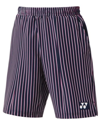 Yonex Striped Shorts - navy blue/rose pink