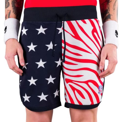 Hydrogen Star Shorts Man - blue navy/red