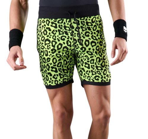 Hydrogen Panther Tech Shorts - fluo yellow