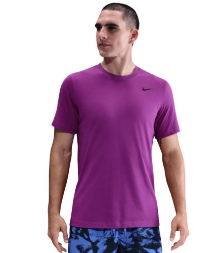 Nike Solid Dri-Fit Crew - bold berry/black