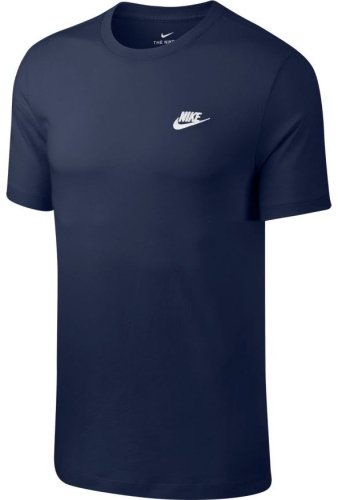 Nike NSW Club Tee M - midnight navy/white