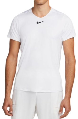 Nike Men's Dri-Fit Advantage Crew Top - white/black